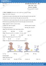 Đề kiểm tra học kì 1 Toán 4 Cánh diều - Đề số 6